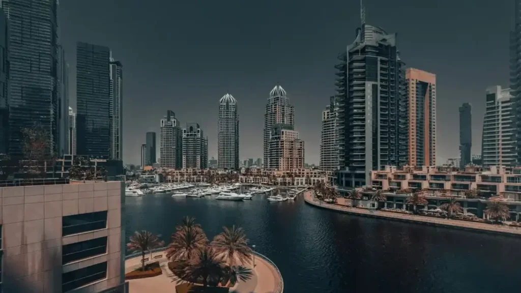 Dubai Marina illustrating property investment budget planning